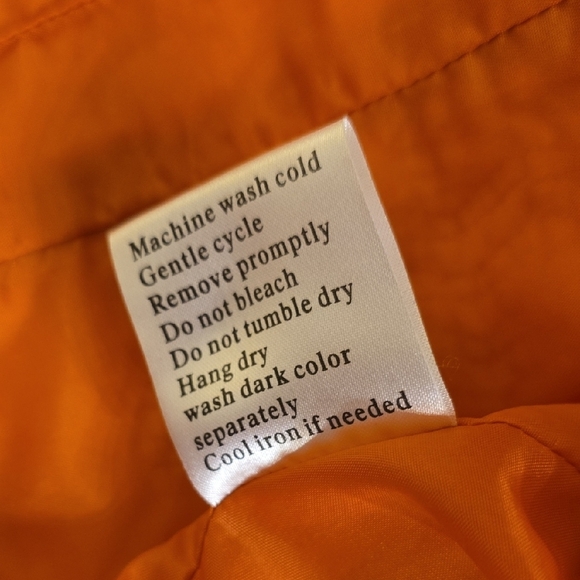 Artifacts Bold Orange Blazer Fitted Silhouette - Picture 8 of 11